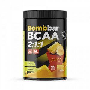 Bombbar BCAA 2:1:1 в порошке Bombbar Pro 300 гр