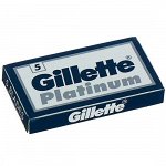 Двусторонние лезвия Gillette Platinum, 5шт