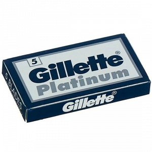 Двусторонние лезвия Gillette Platinum, 5шт