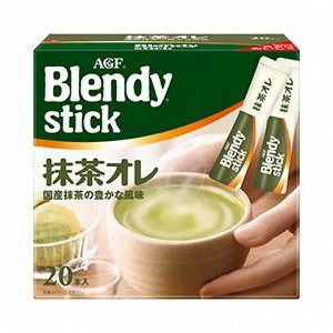 Зеленый чай 3 в 1 с молоком и сахаром Blendy,9,7 г х 20 шт.