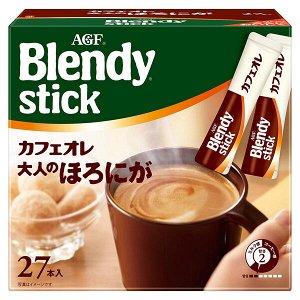 Кофе растворимый крепкий 3 в 1 с молоком и сахаром Blendy, 8 гр.*27 шт