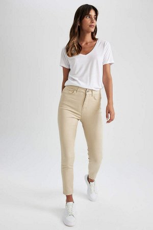 Rebeca - узкие габардиновые брюки с высокой талией