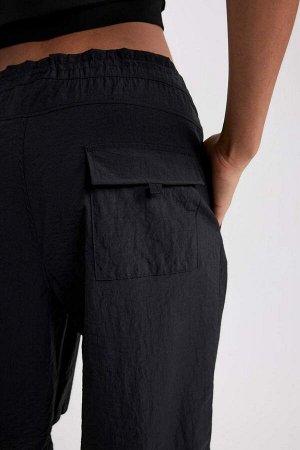 DeFactoFit Стандартные брюки-парашют оверсайз с двойными карманами