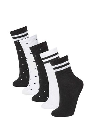 Женские хлопковые носки из пяти предметов