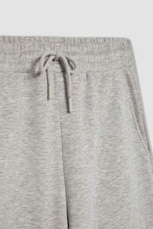 Длинные спортивные штаны из плотной ткани стандартного кроя Jogger с эластичной окантовкой