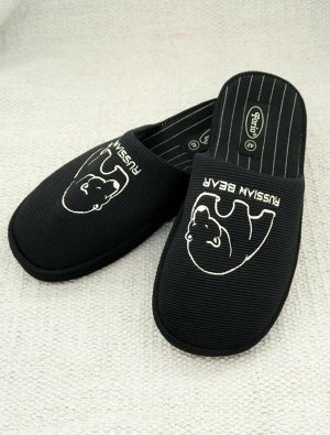 Тапочки мужские с анатомической стелькой "RUSSIAN BEAR"