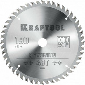 KRAFTOOL PRECISION 190х20мм 48Т