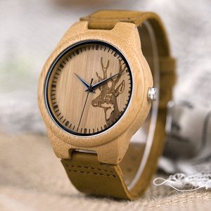 Часы Наручные часы из дерева и бамбука ручной работы несут в себе силу самой природы!
Все деревянные часы изготавливаются из натуральных, экологически чистых материалов: бамбук, зебрано, клен, сандало