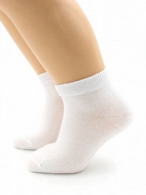 Носки детские укороченные белые х/б