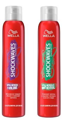 Wella Shockwaves Сухой шампунь для волос 180 мл