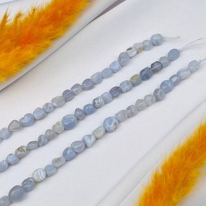 Бусины для украшений из Голубого агата