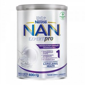 NAN 1 Гипоаллергенный сухая молочная смесь, 400г