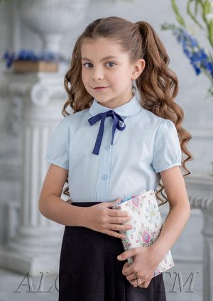 Блузка Состав: 45% хлопок. 35% полиамид, 20% полиэстер
Классическая школьная блузка для девочки.Очаровательная, легкая, нежная блузка из новой коллекции школьной формы с коротким рукавом. Модель засте