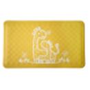 ROXY-KIDS - Антискользящий резиновый коврик для ванны, 34х58 см, жёлтый