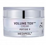 Medi-Peel рем для лица с 9 пептидами повышающий упругость на основе гиалуроновой кислоты, Cream Peptide 9 Volume Tox Pro, 50 гр