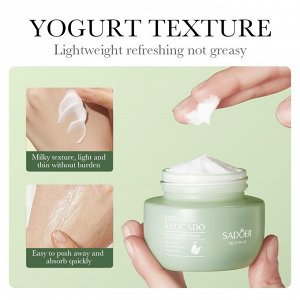 Питательный крем для лица с экстрактом авокадо SADOER The Organic Avocado Silky Hydrate Cream, 50 гр.