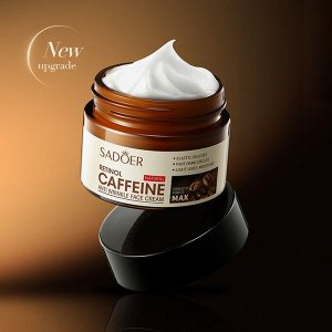 Косметика  Китай Антивозрастной крем для ЛИЦА с ретинолом и кофеином SADOER, 50 гр.