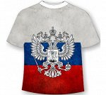 Детская футболка с флагом России №516