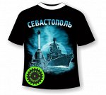 Детская футболка Севастополь ночной №358