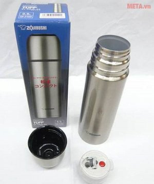 Термос с металлической колбой и тефлоновым покрытием  Zojirushi 0.5 л SV-GR50-XA