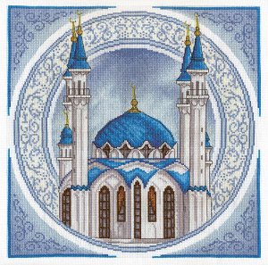 Набор для вышивания PANNA арт. АС-1384 Мечеть Кул Шариф 32,5х32,5 см