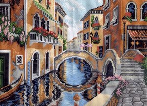 Рисунок на канве МАТРЕНИН ПОСАД арт.37х49 - 0527 На улицах Венеции