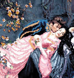 Рисунок на шелке МАТРЕНИН ПОСАД арт.22х25 - 4216 Ромео и Джульета