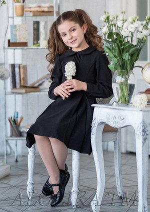 Платье школьное Первоклашка, цвет черный