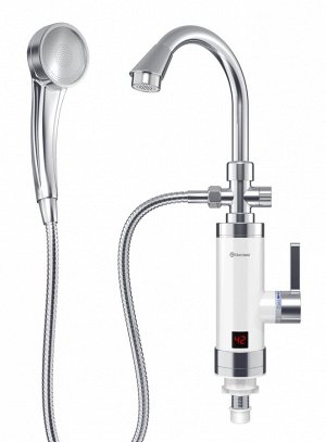 Водонагреватель проточный Thermex Focus 3000 (3 кВт) кран + душ