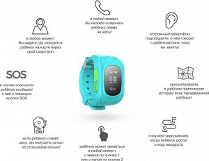 Умные детские часы Smart Baby Watch Q50