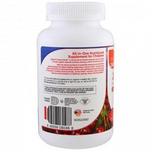 Zahler, Junior Multi, Полный набор мультивитаминов всего в 1 таблетке в день, Натуральный вишневый вкус, 180 жевательных таблето