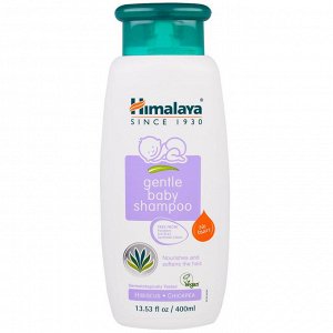 Himalaya, Нежный Детский шампунь, Гибискус и Нут, 13,53 жидких унций (400 мл)