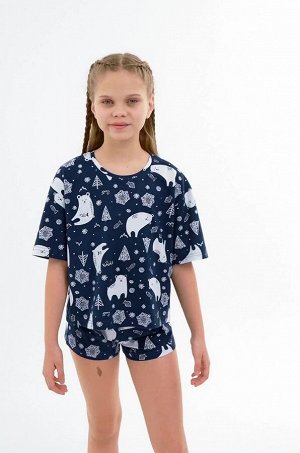 Хлопковая пижама для девочки Happyfox