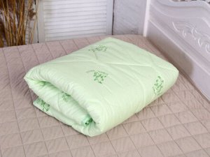 Одеяло "Бамбук" всесезон. тик 105*140 лента, сумка (плотность300г/м2)