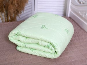 Одеяло "Бамбук" всесезон. тик 140*205 лента, сумка (плотность300г/м2)