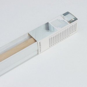 Штора рулонная «День-ночь», под лен, 90x180 см (с учётом креплений 3.5 см), бежевая
