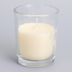 Свеча  ароматическая в стекле 5х6см, ваниль