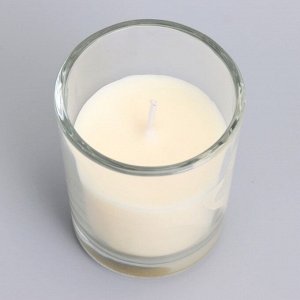 Свеча  ароматическая в стекле 5х6см, ваниль