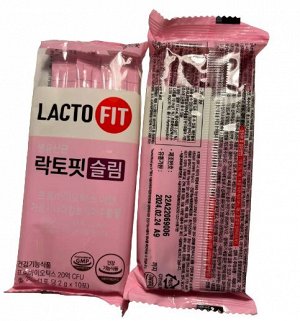 Lacto-Fit Пробиотик детокс для похудения с цинком гарцинии камбоджийской Probiotics Slim, 2г*1 шт