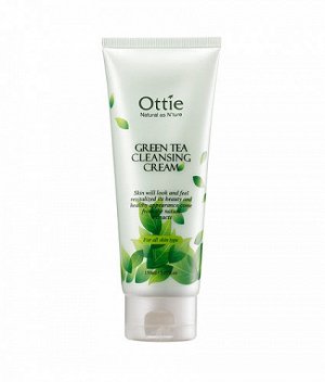 Очищающий крем с экстрактом зеленого чая Ottie Green Tea Cleansing Cream