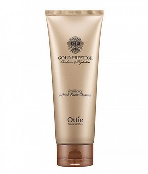 Увлажняющая пенка для упругости кожи Ottie Gold Resilience Refresh Foam Cleanser