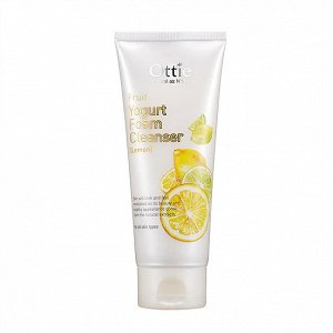 Ottie, Oчищающая пенка Fruits Yogurt Foam Cleanser [Lemon]