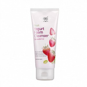 Ottie, Очищающая пенка Fruits Yogurt Foam Cleanser [Strawberry]