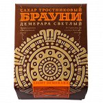 Сахар тростниковый БРАУНИ DEMERARA GOLD 500 г