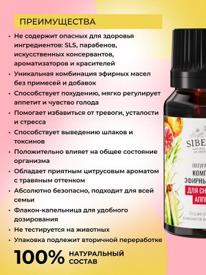 Комплекс эфирных масел "Для снижения аппетита"