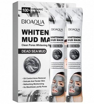 Bioaqua Грязевая маска для лица с минералами осветляющая, 10гр