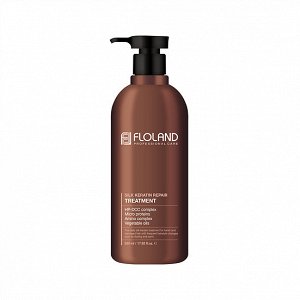 Кондиционер для восстановления поврежденных волос Floland Premium Silk Keratin Treatment