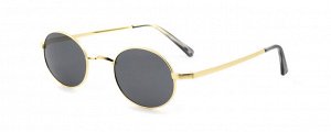 Джон Леннон Солнцезащитные очки, унисекс, JOHN LENNON WHEELS matt gold, grey