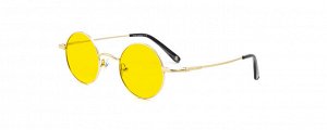 Джон Леннон Солнцезащитные очки, унисекс, JOHN LENNON WALRUS matt gold, yellow