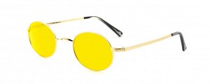 Джон Леннон Солнцезащитные очки, унисекс, JOHN LENNON WHEELS matt gold, yellow